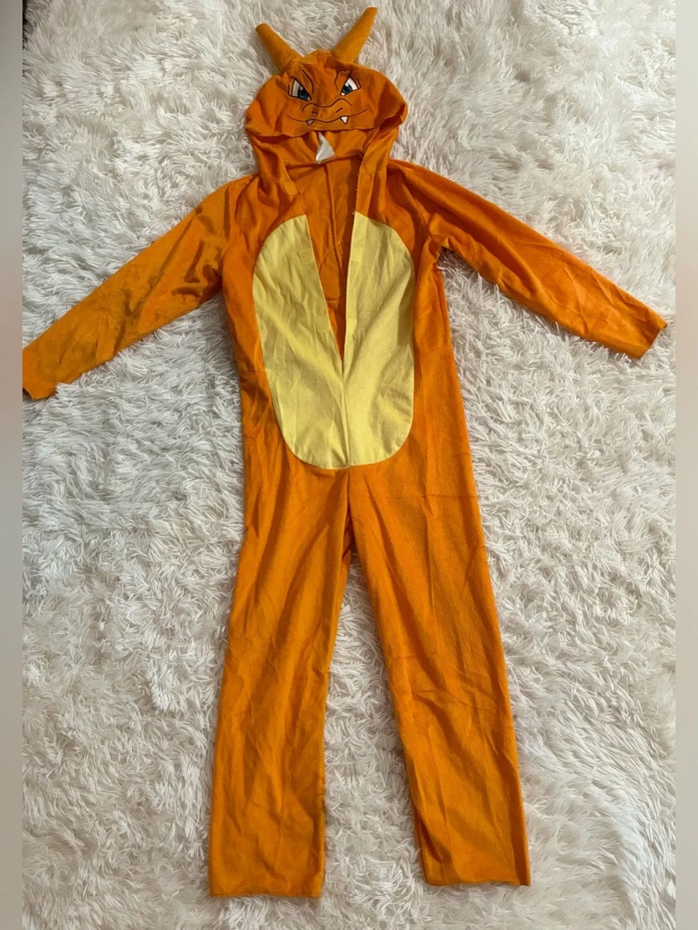Pokémon Charizard Dragon Child One Piece Halloween Costume Small 4-6 NO WINGS